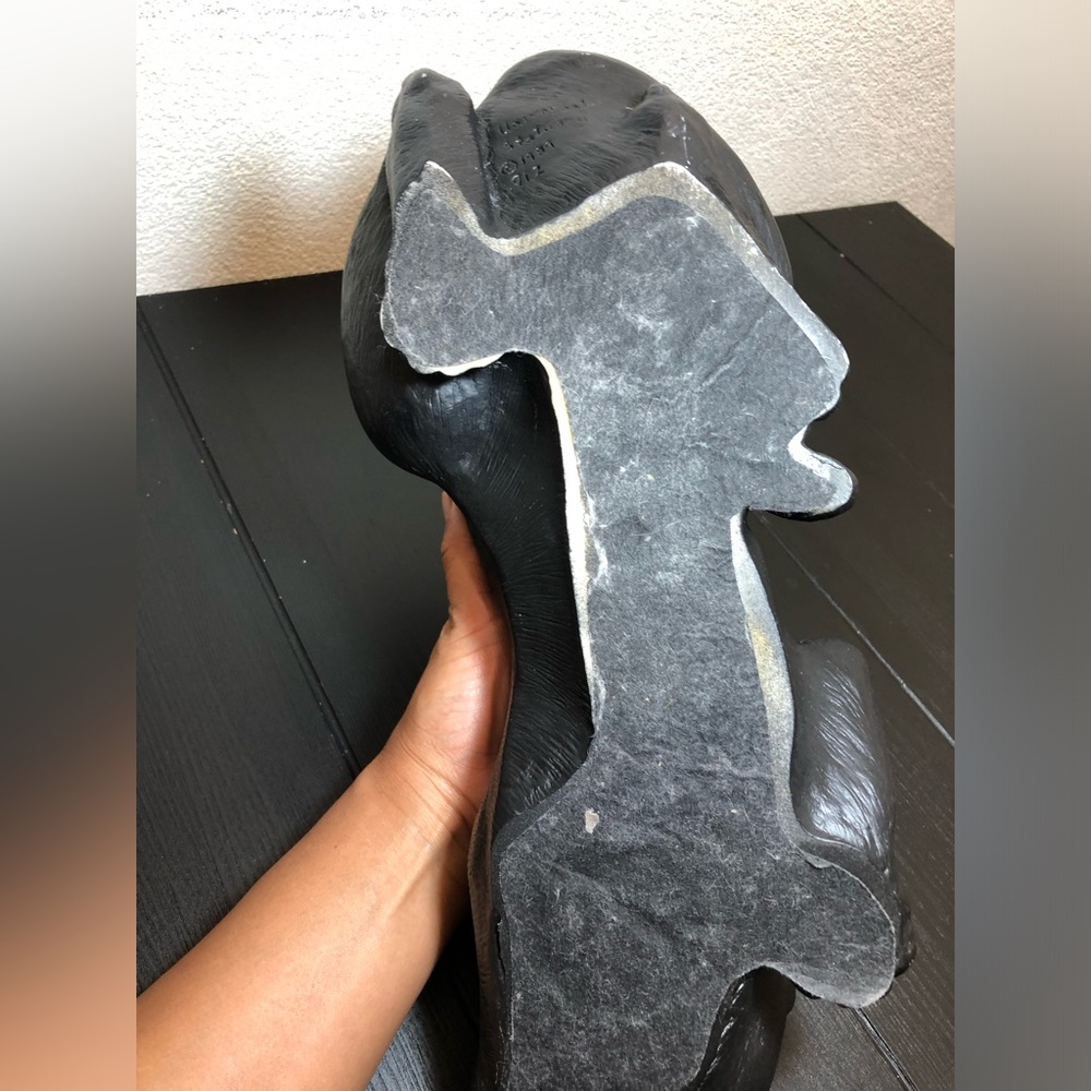 VINTAGE CHALK BLACK STALKING CAT UNIVERSAL STATUARY 1989 USA 912 - Picture 5 of 10